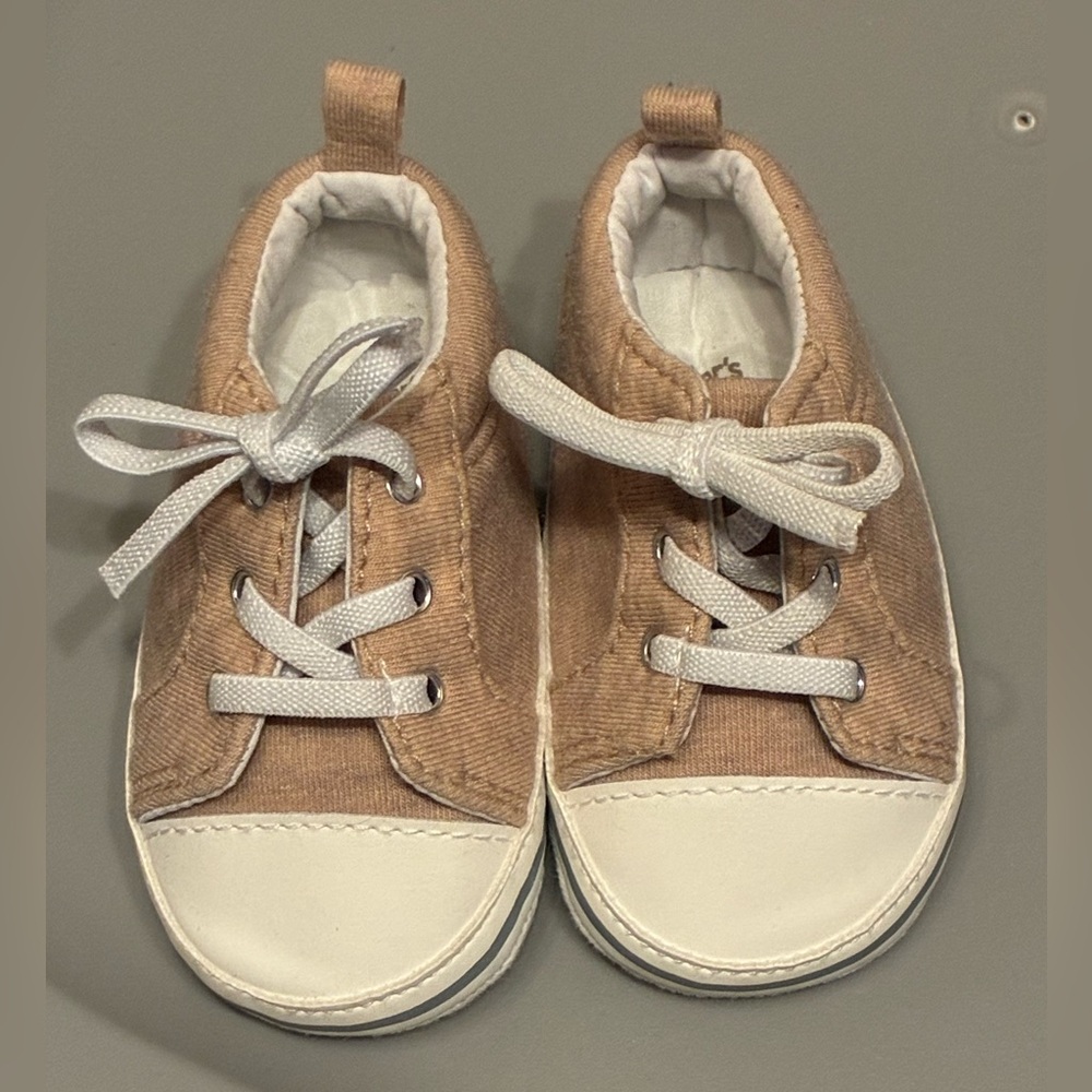 Carter's Tan and White Kids Sneakers